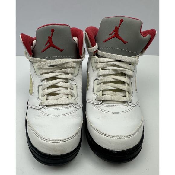 Nike Air Jordan 5 Retro PS 'Fire Red' 2020 440889-102 Youth Size 3Y - Picture 3 of 9